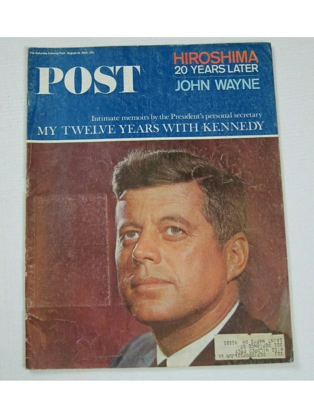 Lot 3 Saturday Evening Post JFK John F. Kennedy 1961, 1965 & 1959 Life of Christ